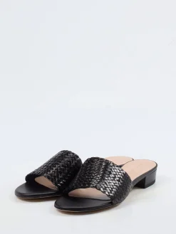 – Slides aus Flechtleder-Andrea Puccini Outlet