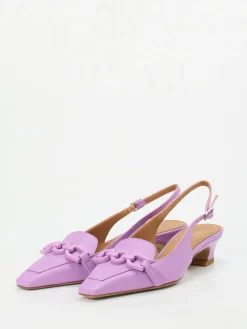 – Slingback-Pumps aus Lammleder Flieder-Andrea Puccini Sale