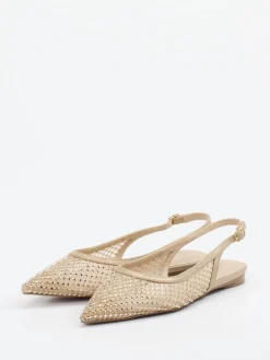 – Slingback-Ballerinas aus Netzgewebe-Andrea Puccini Online