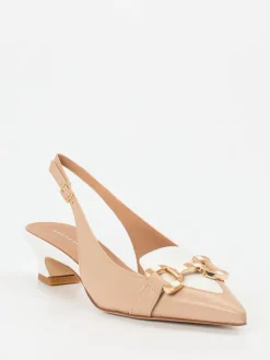 – Slingback-Pumps aus Lammleder-Andrea Puccini Outlet