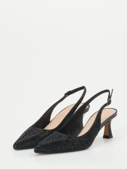 – Slingback-Pumps aus Metallicleder-Andrea Puccini Online