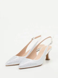 – Slingback-Pumps aus Metallicleder-Andrea Puccini Outlet