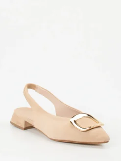 – Slingpumps aus Veloursleder-Andrea Puccini Sale