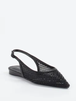 – Slingpumps aus Netzgewebe-Andrea Puccini Best