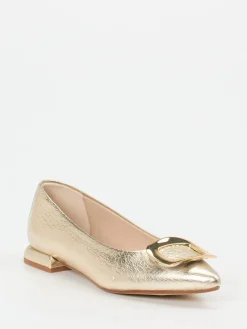 – Spitzballerinas aus Metallicleder-Andrea Puccini