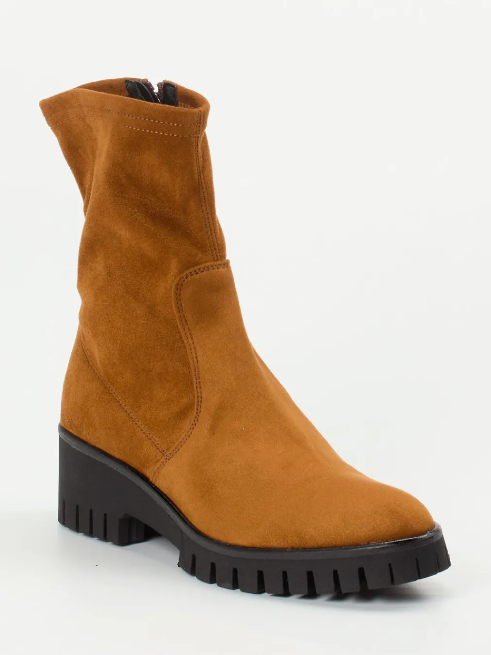 – Stiefeletten aus Stretch mit Profilsohle-Andrea Puccini Sale