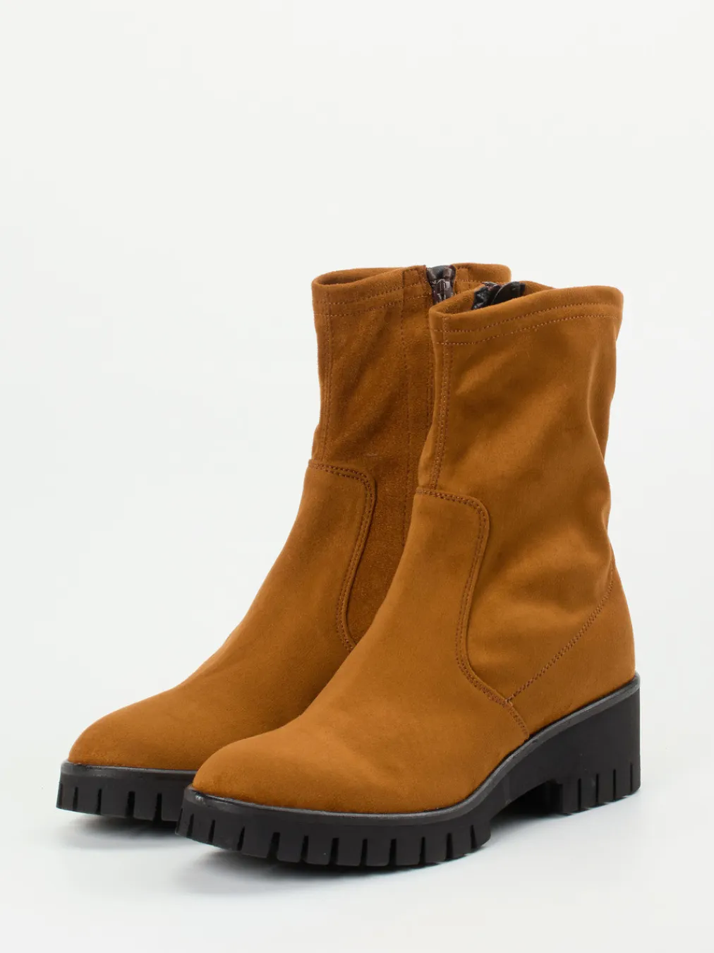 – Stiefeletten aus Stretch mit Profilsohle-Andrea Puccini Sale