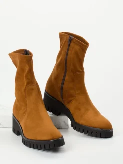 – Stiefeletten aus Stretch mit Profilsohle-Andrea Puccini Sale