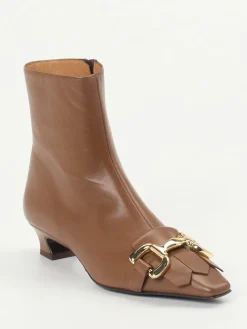 – Stiefeletten aus Lammleder kastanien-Andrea Puccini Clearance