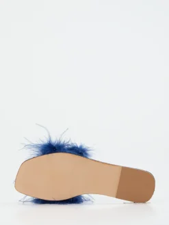 – Damen-Slides aus Fell in Tinten-Andrea Sabatini Hot