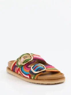 – Pantolette aus gehäkeltem Textil color-Andrea Sabatini New