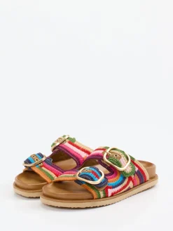 – Pantolette aus gehäkeltem Textil color-Andrea Sabatini New