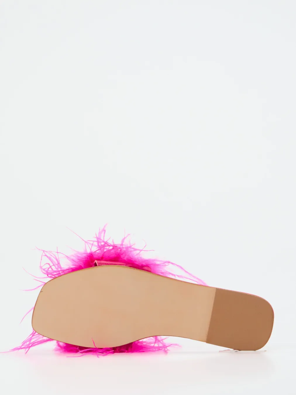 – Pantoletten aus Fell in Neon-Andrea Sabatini