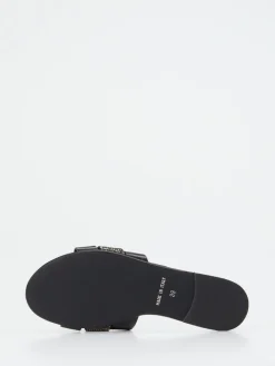 – Pantolette aus Kalbleder mit Strass-Andrea Sabatini Hot