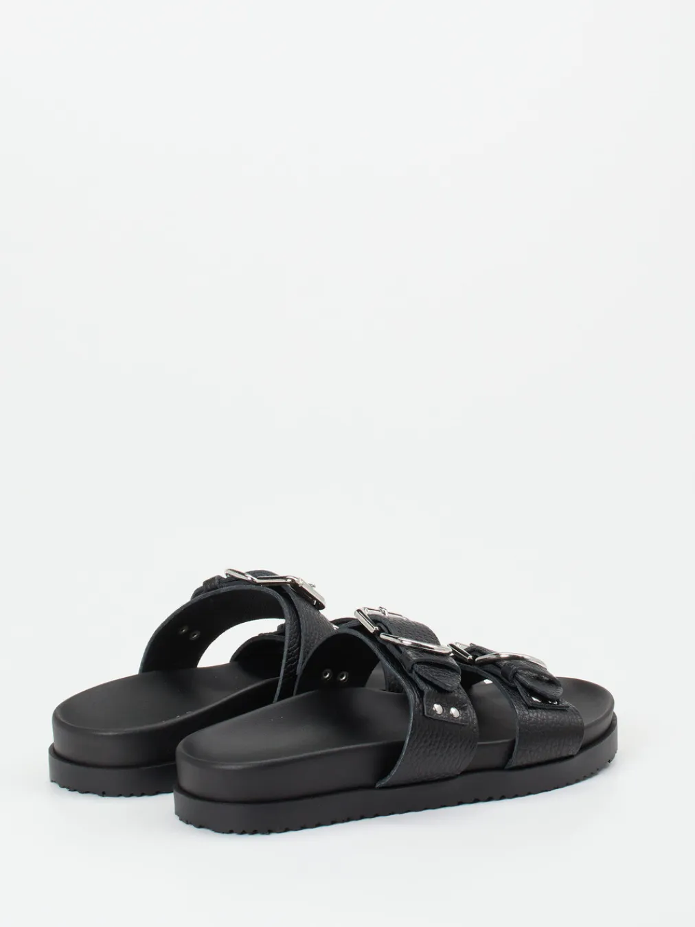 – Zweiriemer-Pantolette aus Hirschleder-Andrea Sabatini Online