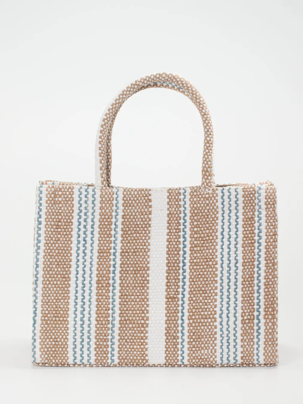 – Shopper aus Textil in Streifenstruktur-ANOKHI Outlet