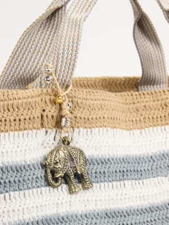 – Shopper aus Textil im Streifen-Design-ANOKHI Best