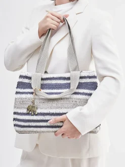 – Strandtasche aus Textil in Häkeloptik-ANOKHI Sale