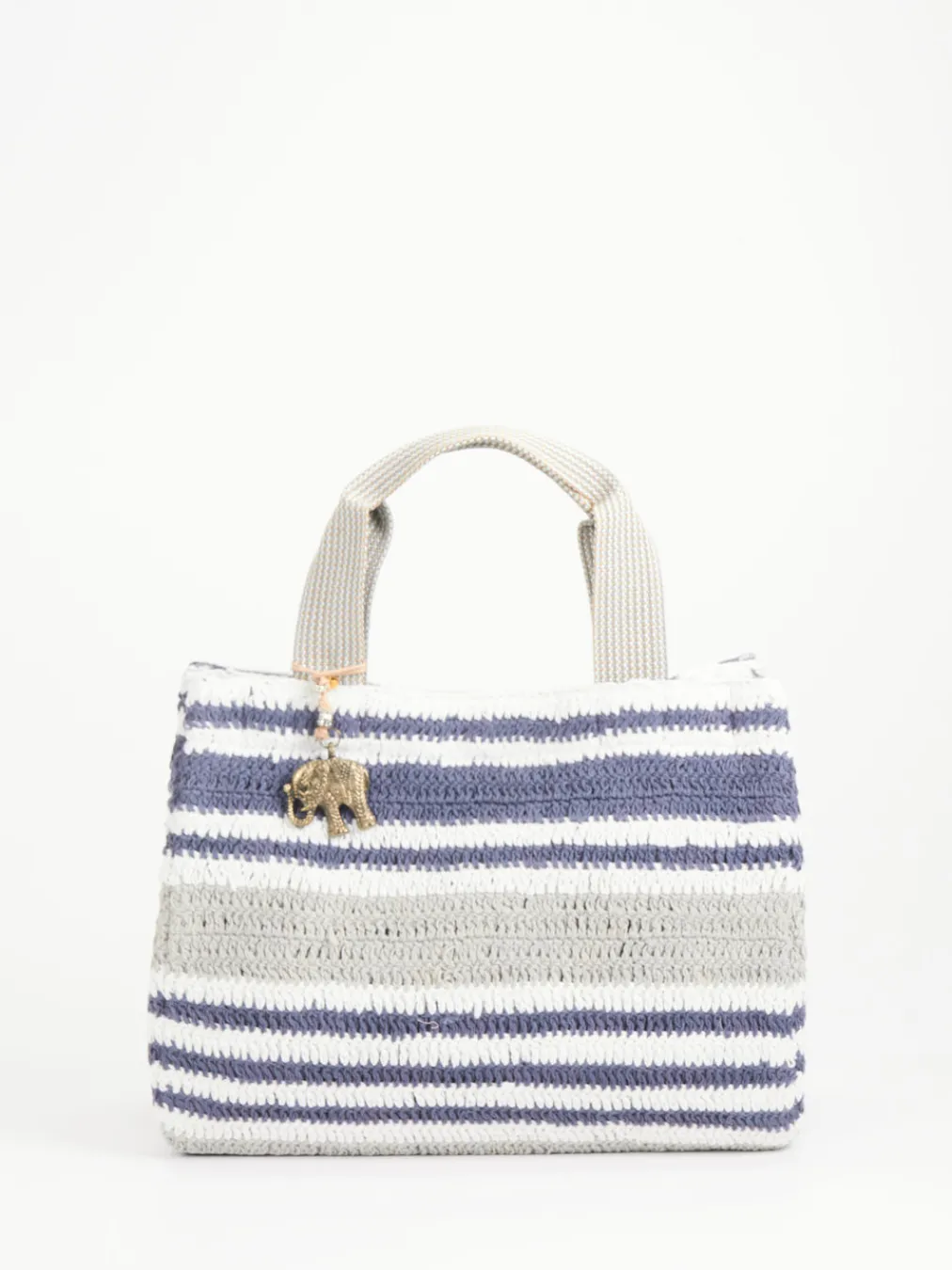 – Strandtasche aus Textil in Häkeloptik-ANOKHI Sale