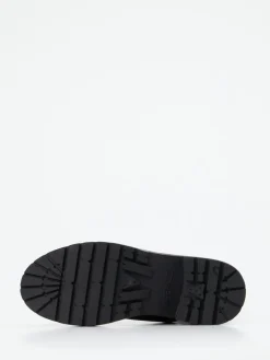 – Schnürboots aus Leder mit Strass-Apepazza New