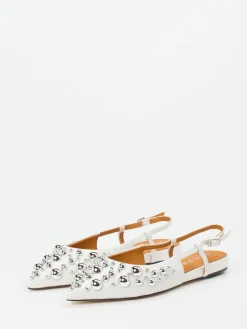 – Slingpumps aus Glattleder-Apepazza Discount