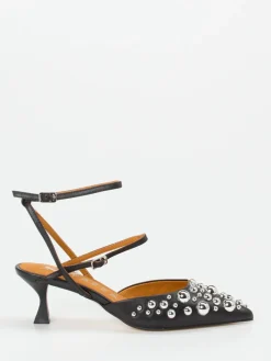 – Slingpumps aus Leder Glam-Akzent-Apepazza Outlet