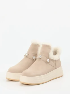 – Stiefeletten aus Veloursleder-Apepazza Outlet