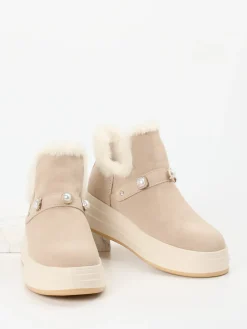 – Stiefeletten aus Veloursleder-Apepazza Outlet