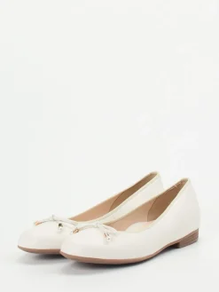 – Ballerinas aus Hirschleder in Cremeweiß-Ara Online