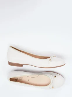 – Ballerinas aus Hirschleder in Cremeweiß-Ara Online