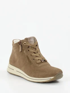 – High-Top Sneaker aus Veloursleder-Ara