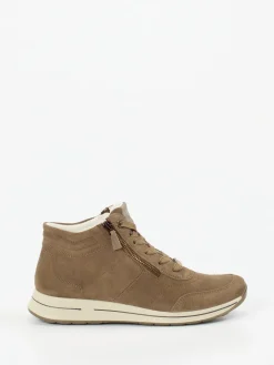– High-Top Sneaker aus Veloursleder-Ara