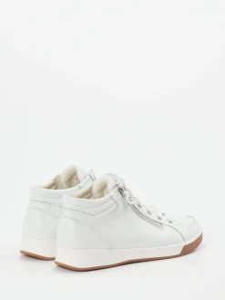 – High-Top-Sneaker aus Kalbleder Offwhite-Ara Online