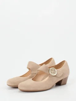 – Mary Jane Pumps aus Veloursleder-Ara New