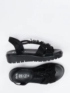 – Sandalette aus geprägtem Leder-Ara Hot