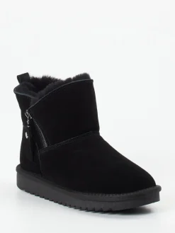 – Stiefelette aus Veloursleder-Ara Online