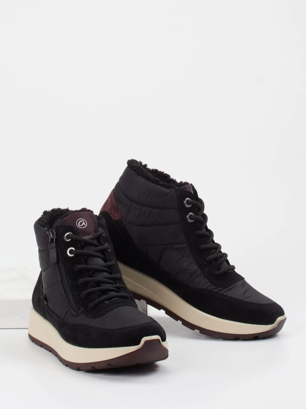 – Stiefeletten aus Veloursleder gefüttert-Ara Best