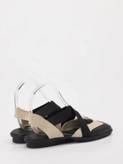 – Geschlossene Zehensandalen aus Leder Beige-Arche Outlet