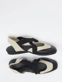 – Geschlossene Zehensandalen aus Leder Beige-Arche Outlet