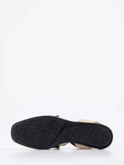 – Geschlossene Zehensandalen aus Leder Beige-Arche Outlet