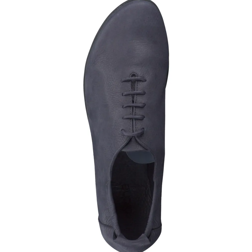 – Schnürschuhe aus Lammleder in Dunkel-Arche Discount