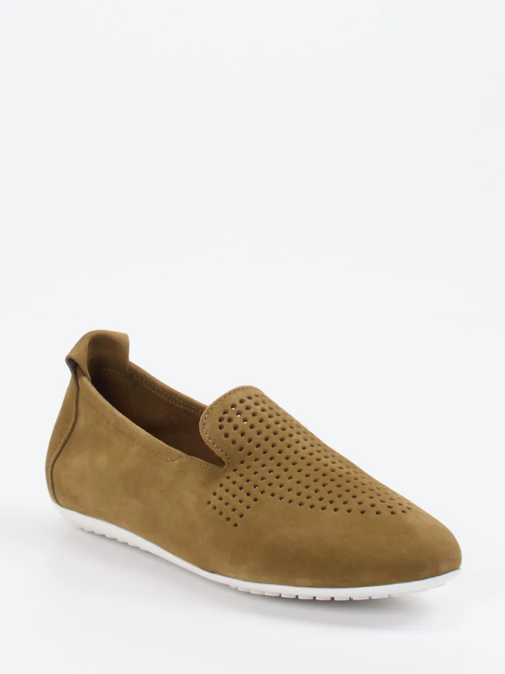 – Slipper aus Nubukleder in Cognac-Arche Best