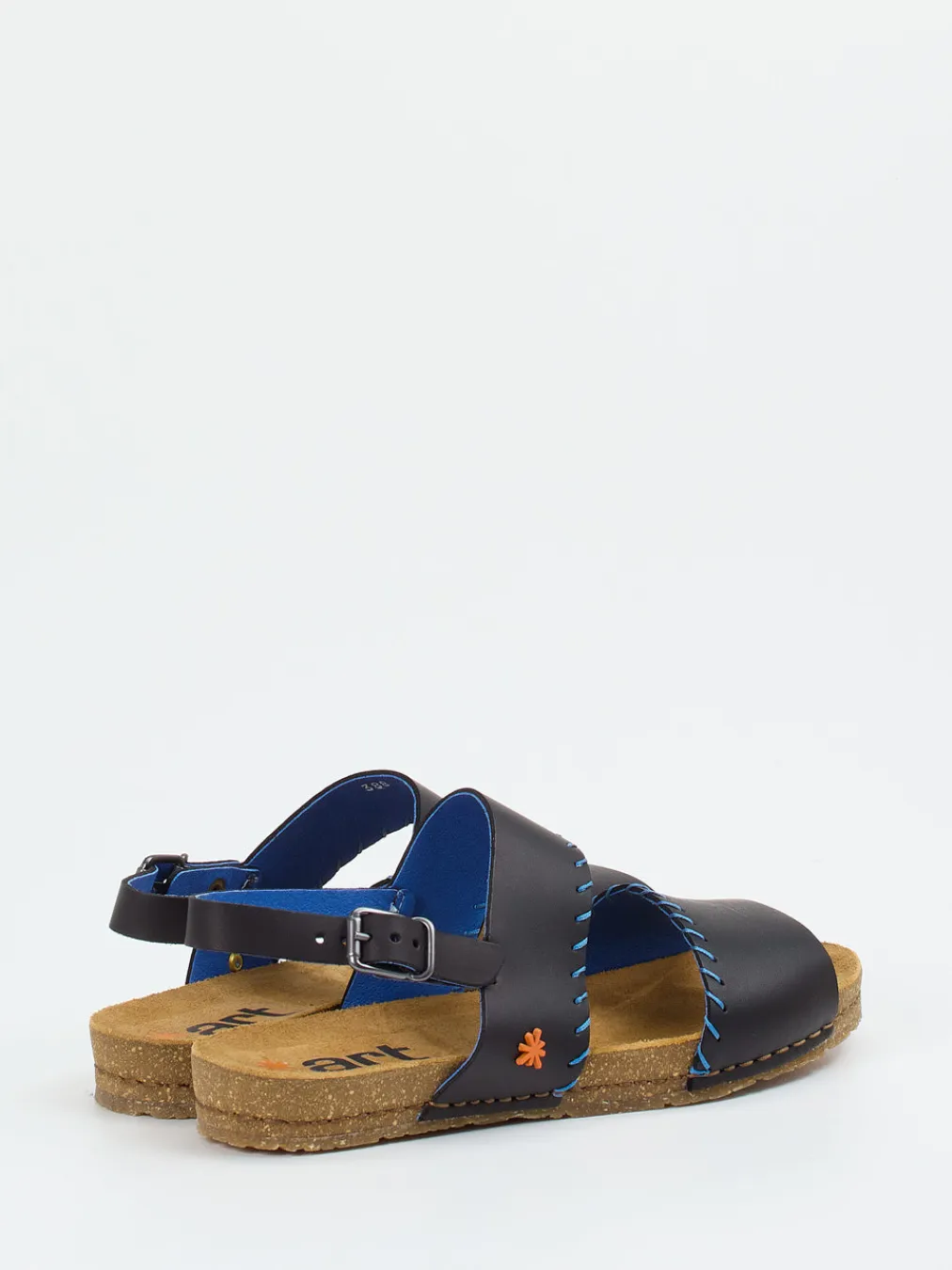 – Riemchensandale aus Kalbleder in Schwarz-Art Sale