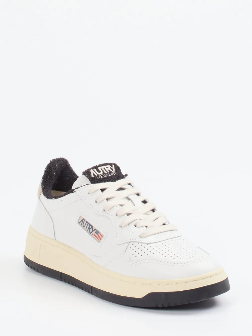– Low-Top Sneaker aus Kalbleder Offwhite-Autry Outlet