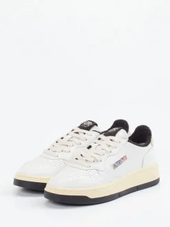 – Low-Top Sneaker aus Kalbleder Offwhite-Autry Outlet