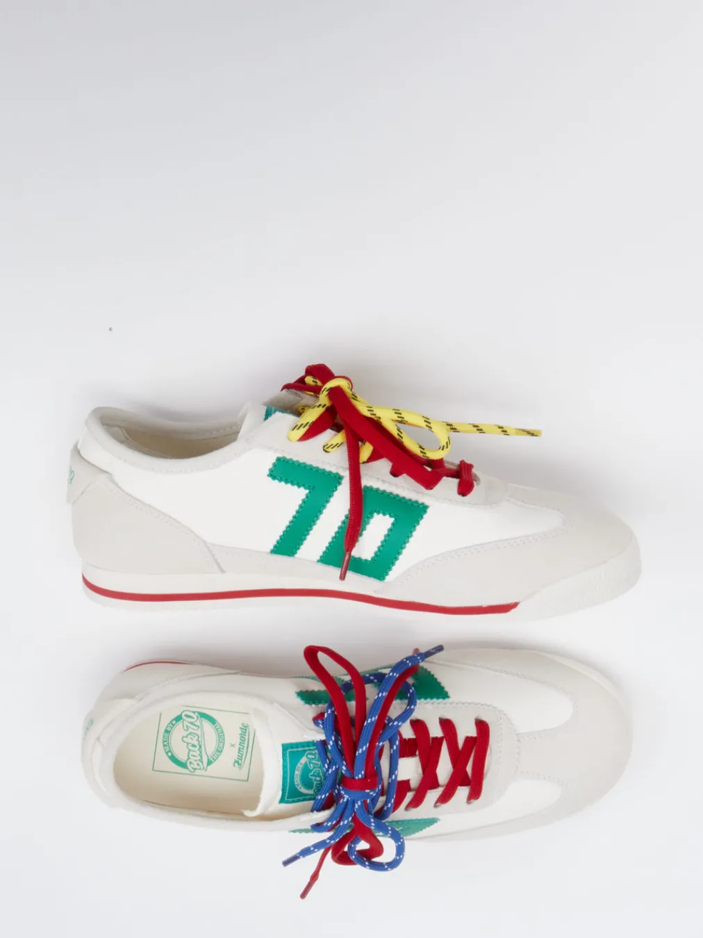 – Retro-Sneaker aus Veloursleder und Canvas-Back 70 Outlet