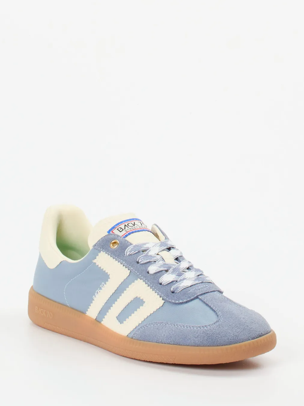 – Retro-Sneaker aus Veloursleder Pastell-Back 70 Best
