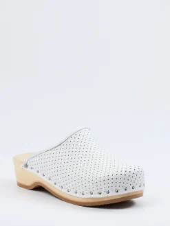 – Holzclogs aus Kalbleder grau-Berkemann Hot