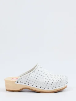 – Holzclogs aus Kalbleder grau-Berkemann Hot