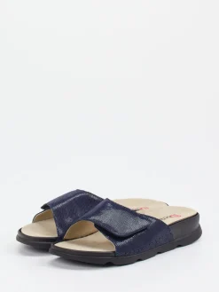 – Komfort-Pantolette aus geprägtem Leder-Berkemann